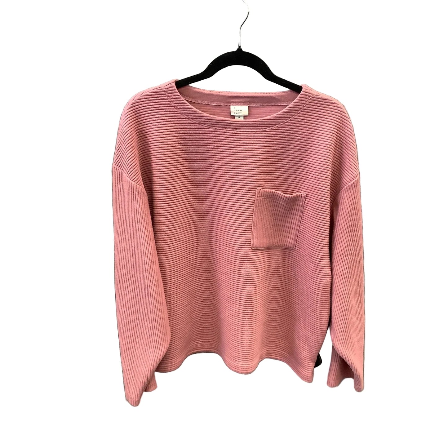 Top Long Sleeve By A New Day In Pink, Size: S