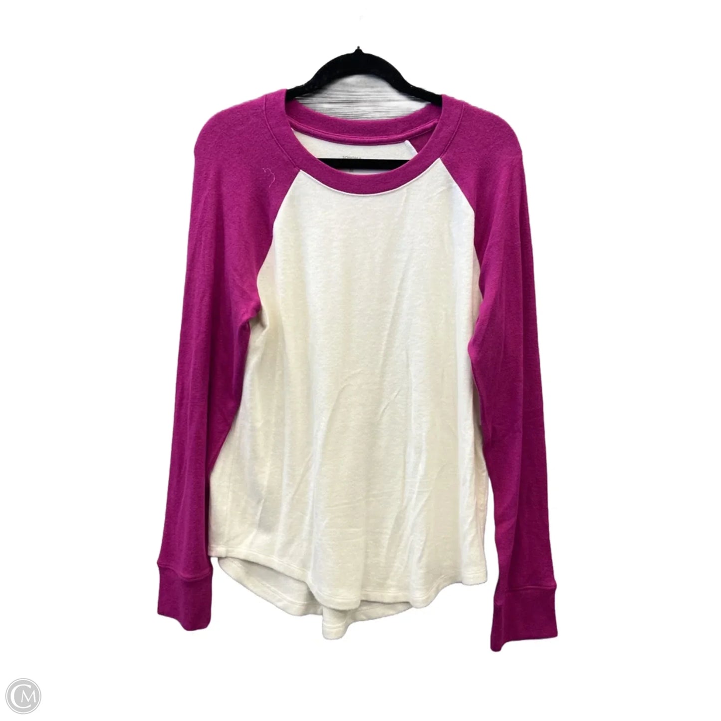 Top Long Sleeve By Sonoma In Cream, Size: M