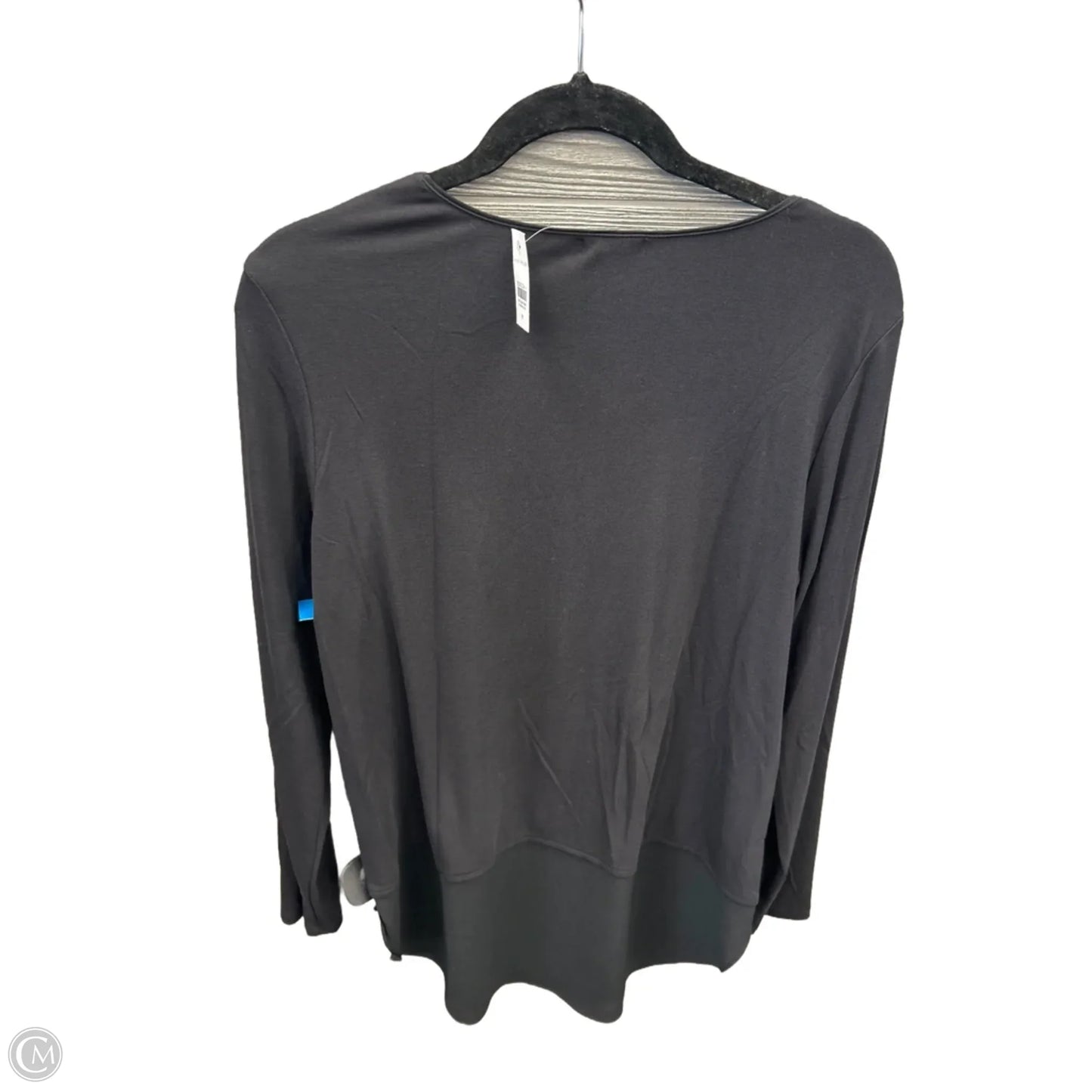 Top Long Sleeve Basic By Ann Taylor In Black, Size: M
