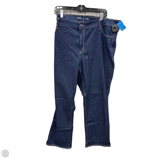 Jeans Boot Cut By Old Navy In Blue Denim, Size: 22