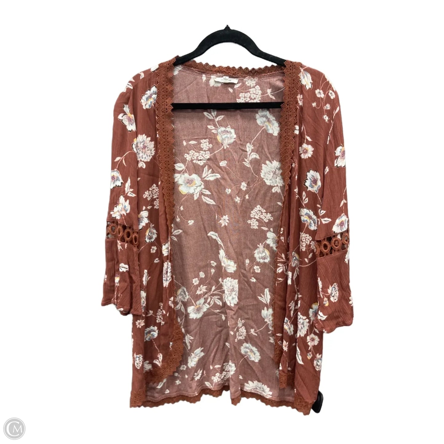 Kimono By Maurices In Floral Print, Size: L