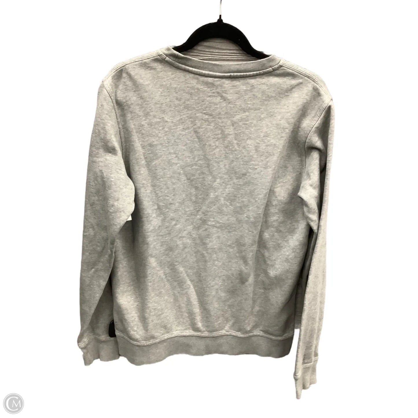 Athletic Sweatshirt Crewneck By Nike Apparel In Grey, Size: M