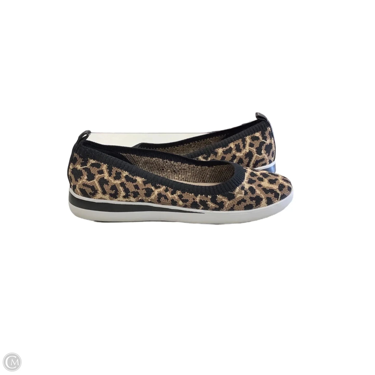 Shoes Flats By Clothes Mentor In Animal Print, Size: 8