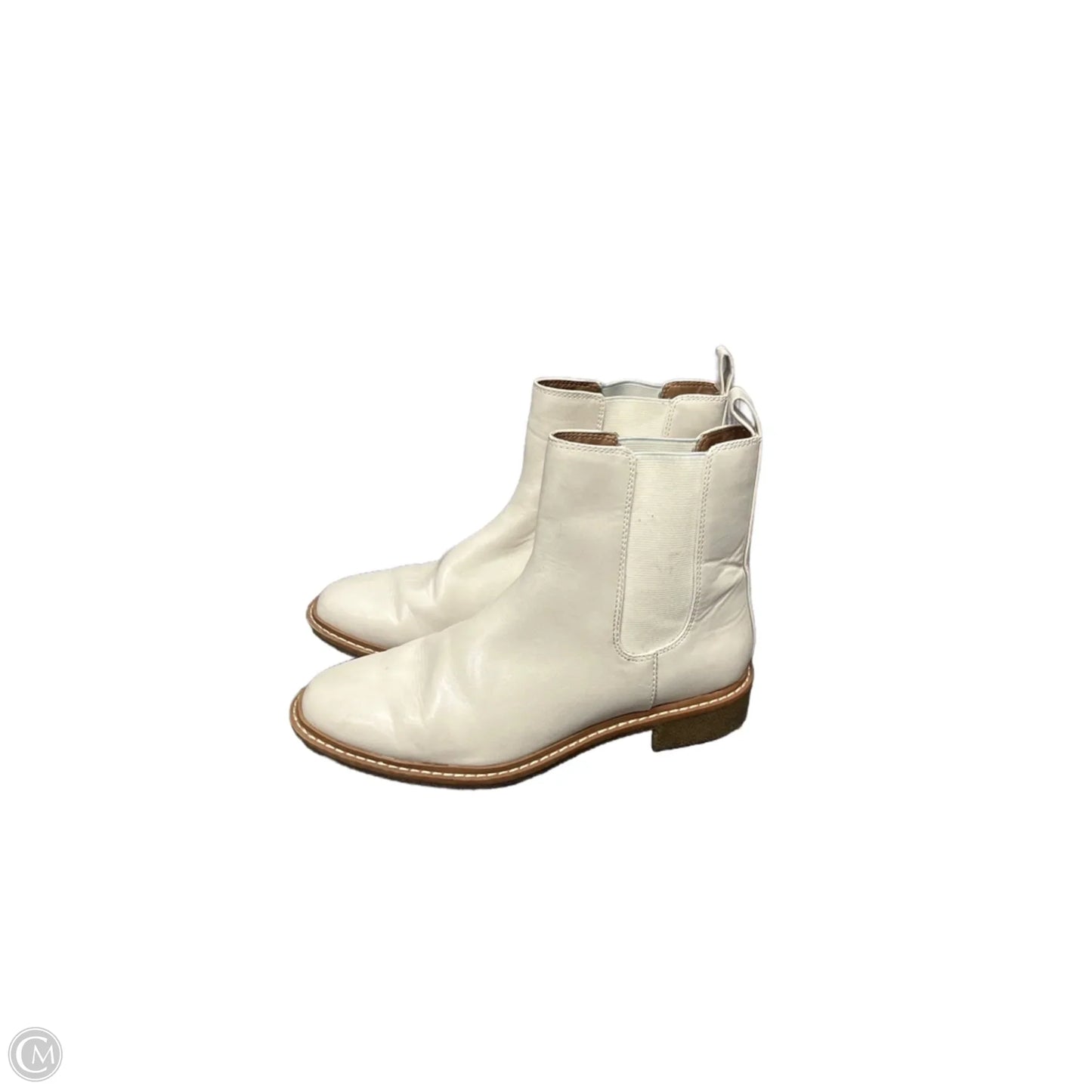 Boots Ankle Flats By Universal Thread In Ivory, Size: 7.5