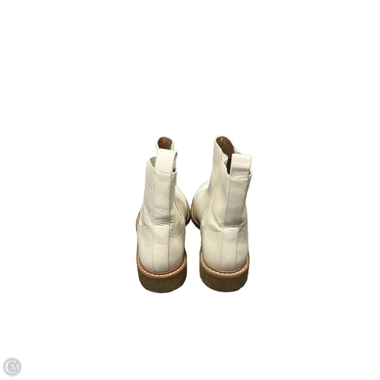 Boots Ankle Flats By Universal Thread In Ivory, Size: 7.5