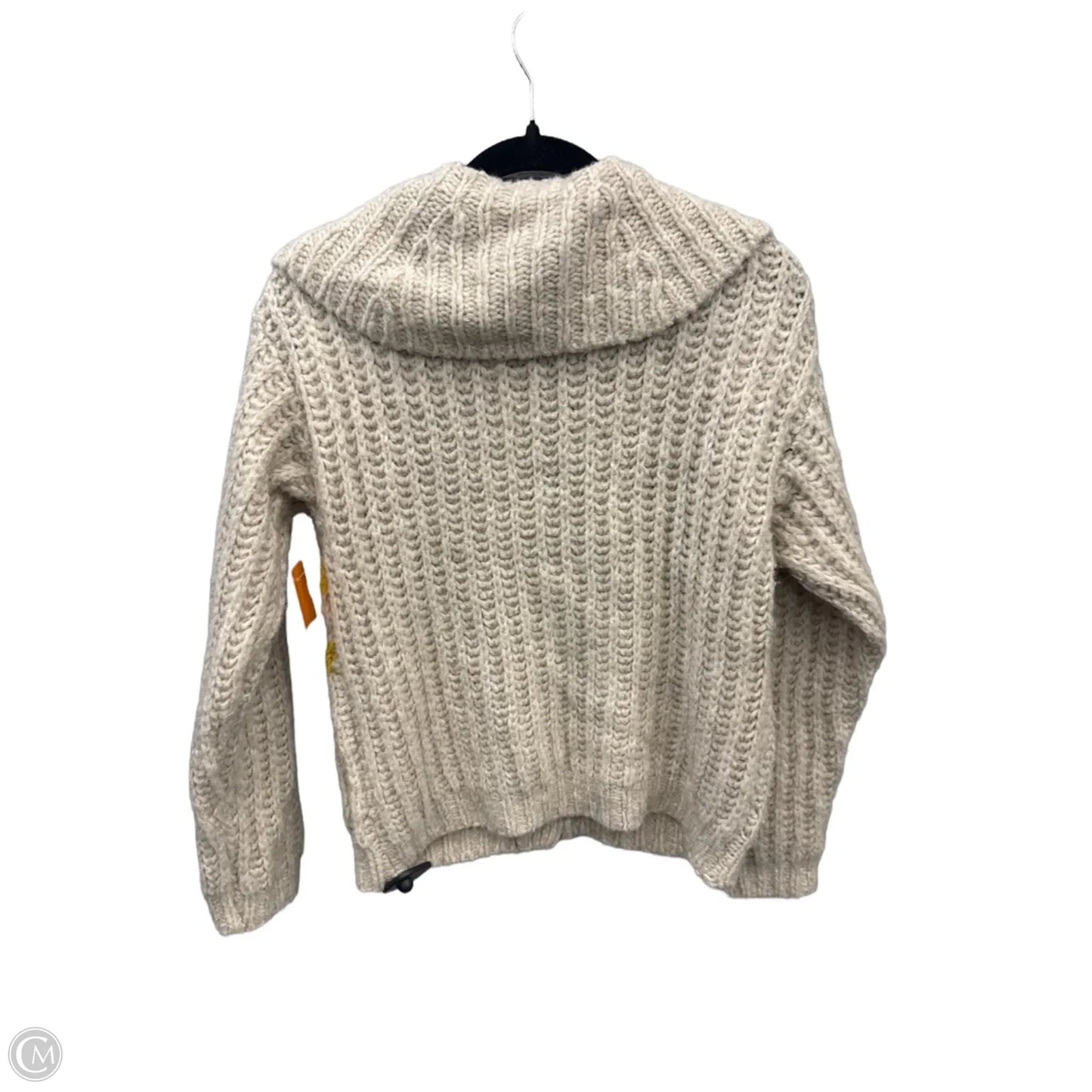 Sweater Cardigan By Pilcro In Beige, Size: S