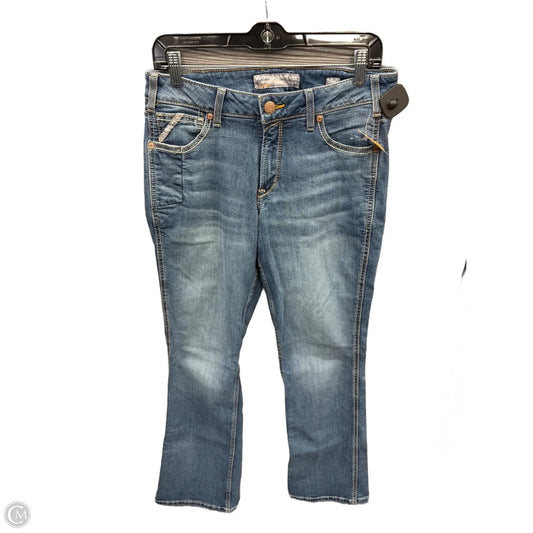 Jeans Boot Cut By Ariat In Blue Denim, Size: 10