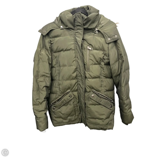 Jacket Puffer & Quilted By Ana In Green, Size: L