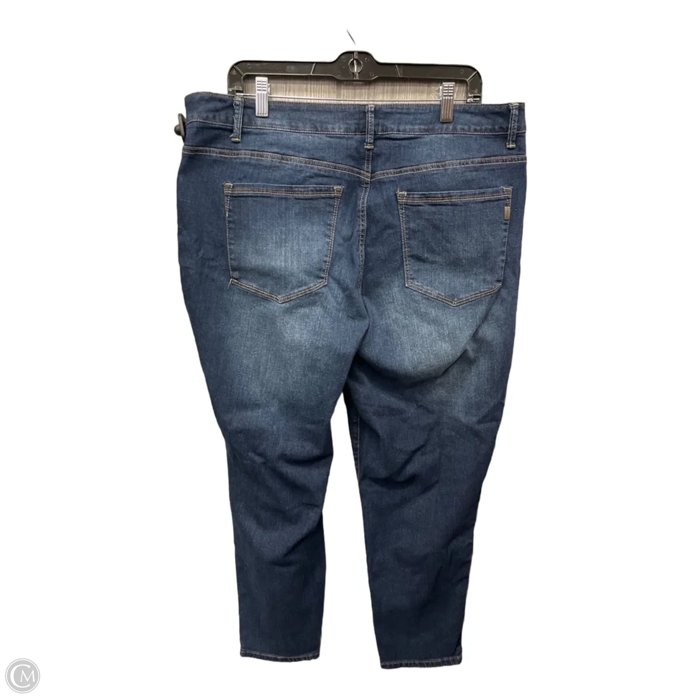 Jeans Straight By 1822 Denim In Blue Denim, Size: 22