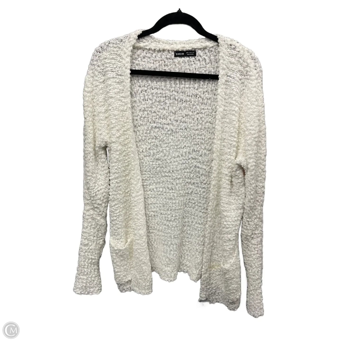 Sweater Cardigan By Shein In White, Size: S