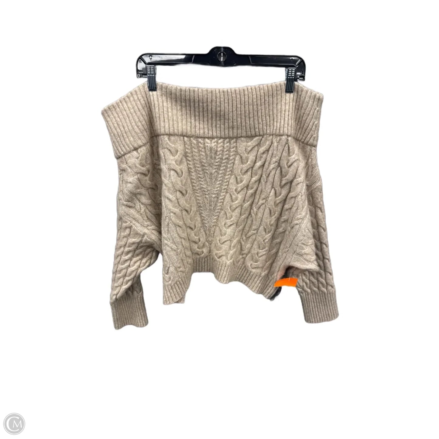 Sweater By Express In Cream, Size: Xl