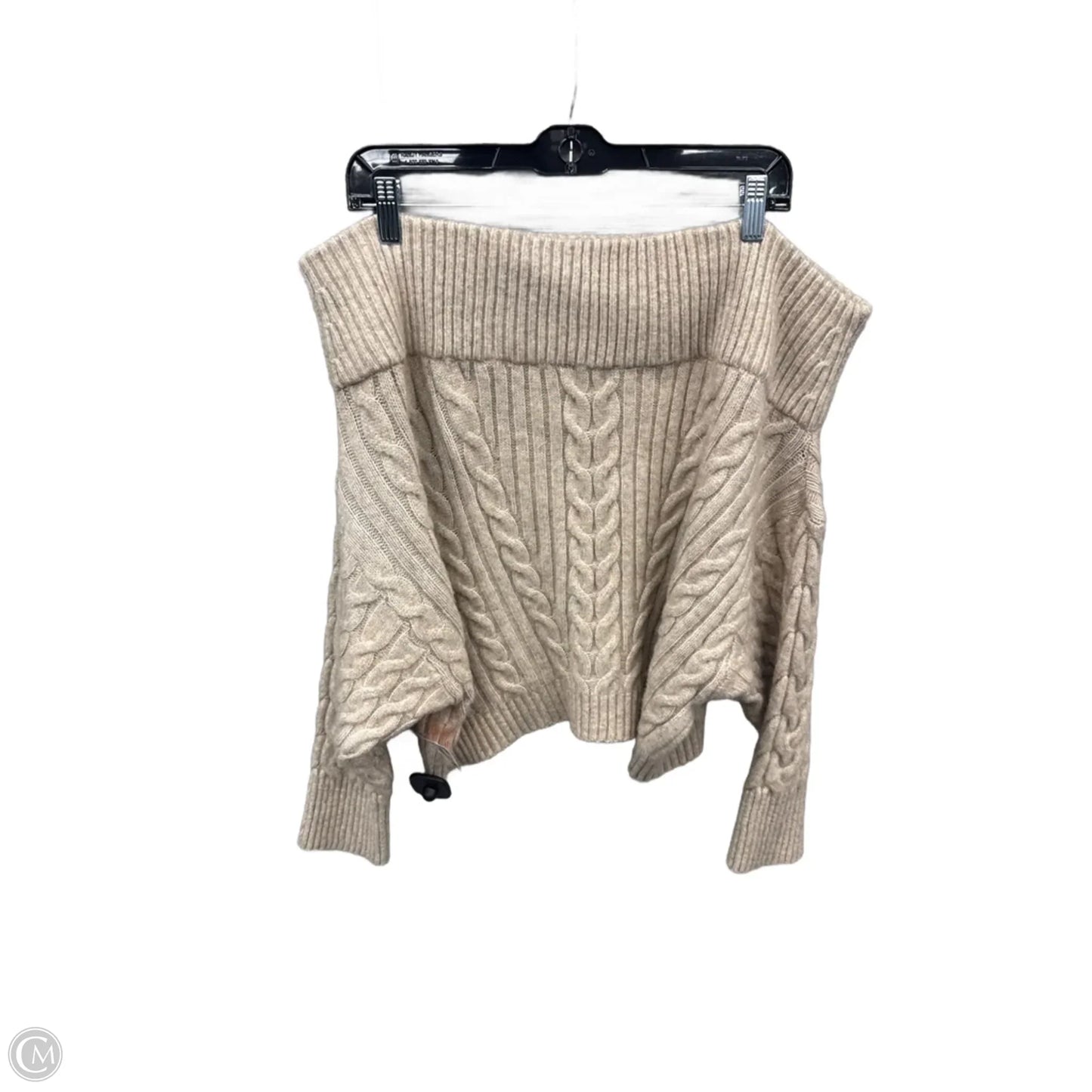 Sweater By Express In Cream, Size: Xl