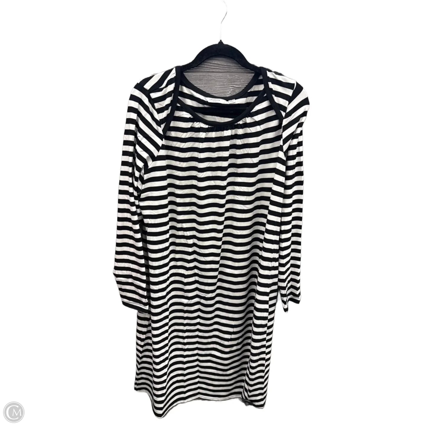 Dress Casual Maxi By Liz Claiborne In Striped Pattern, Size: 1x