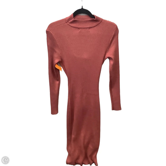 Dress Casual Maxi By Almost Famous In Pink, Size: L