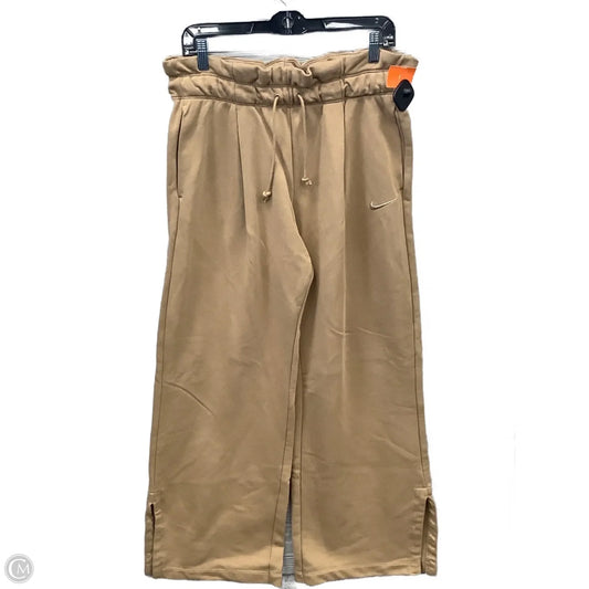 Athletic Pants By Nike Apparel In Yellow, Size: L