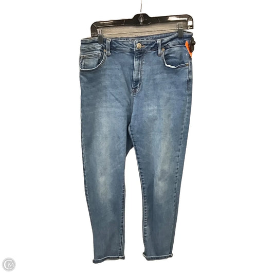 Jeans Cropped By Maurices In Blue Denim, Size: 10