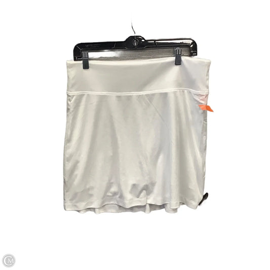 Athletic Skort By Greg Norman In White, Size: M