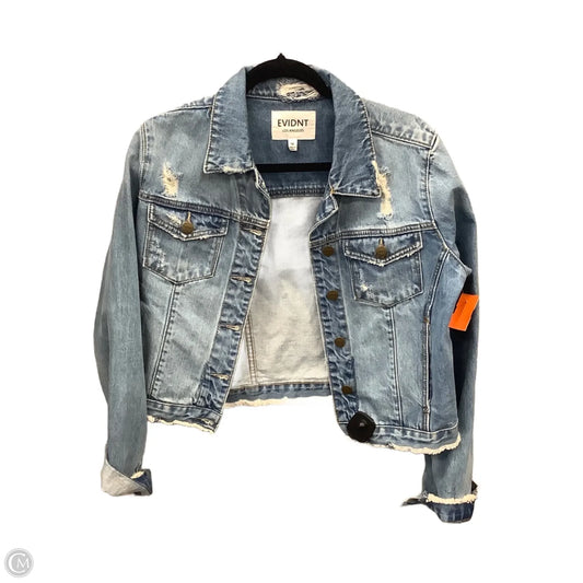 Jacket Denim By Clothes Mentor In Blue Denim, Size: M