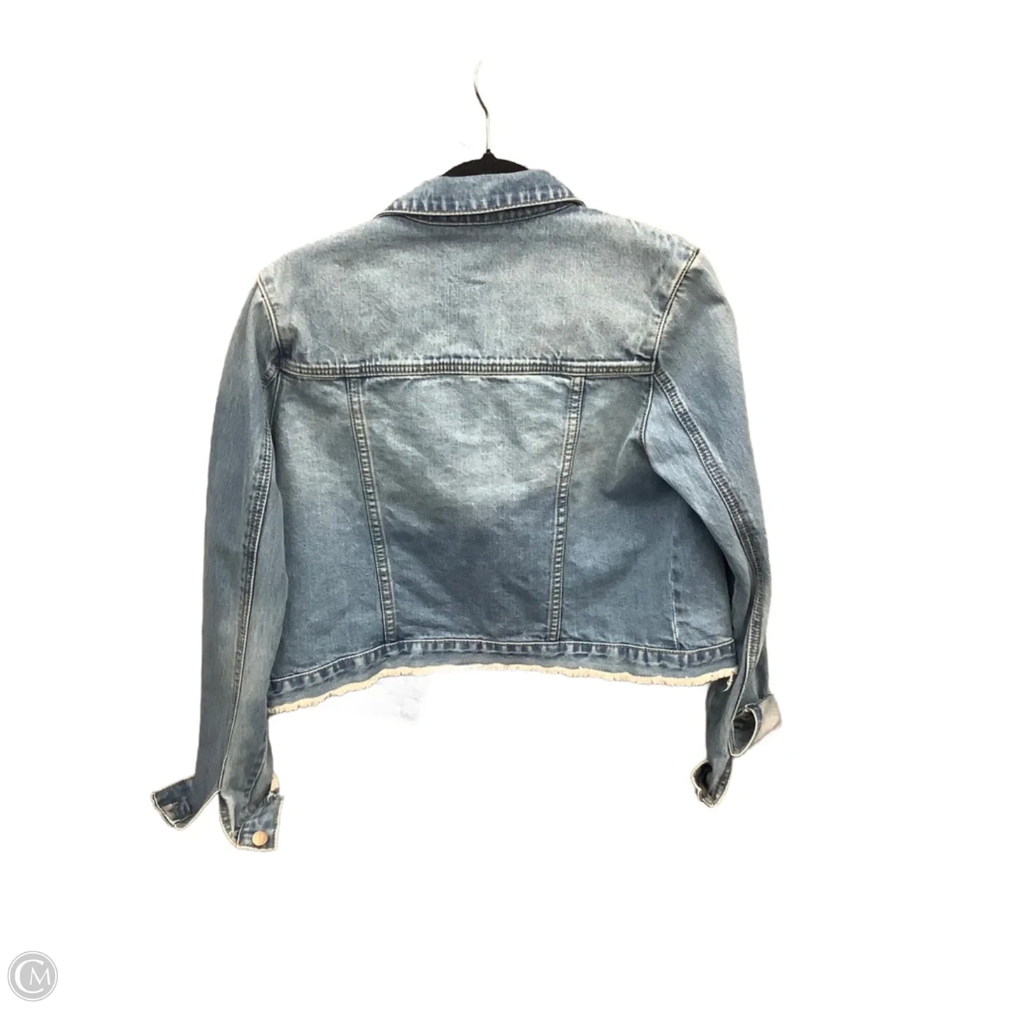 Jacket Denim By Clothes Mentor In Blue Denim, Size: M