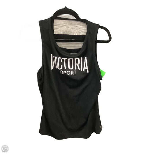 Athletic Tank Top By Victorias Secret In Black, Size: L