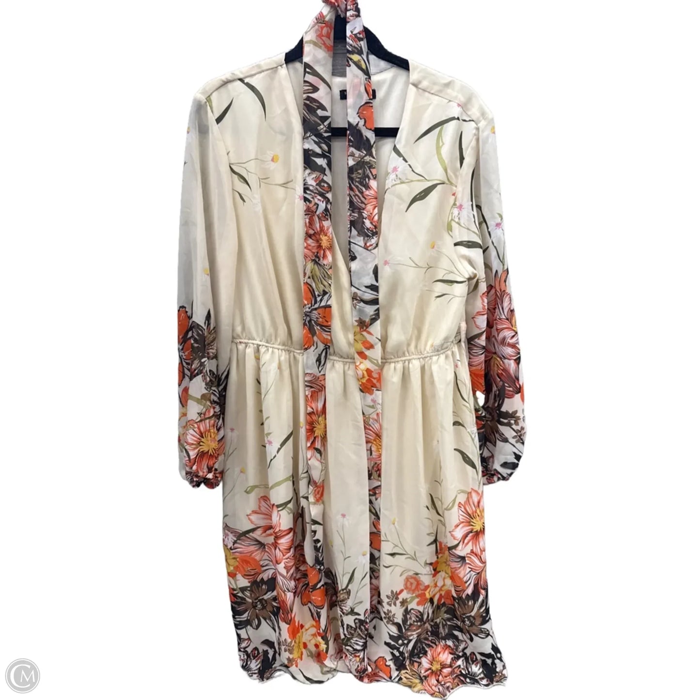 Dress Casual Midi By Shein In Cream, Size: 1x