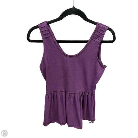 Top Sleeveless By Matilda Jane In Purple, Size: M