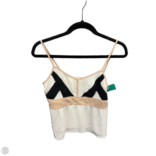 Top Sleeveless By Loft In Cream, Size: Xs