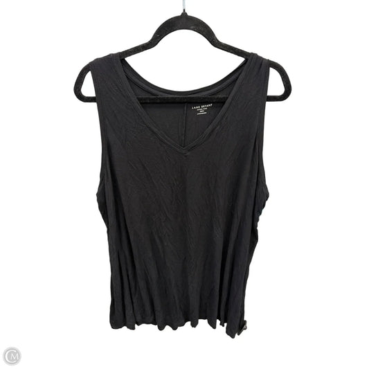 Top Sleeveless By Lane Bryant In Black, Size: 3x