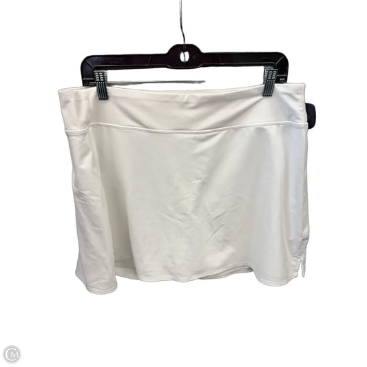 Athletic Skort By Old Navy In White, Size: Xl
