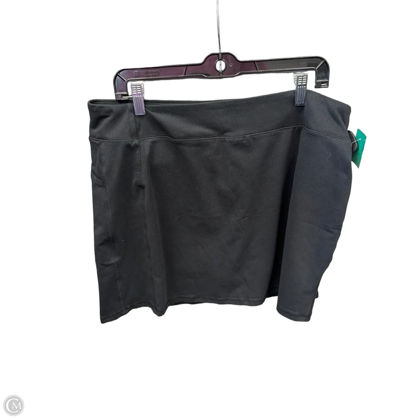 Athletic Skort By Lands End In Black, Size: 1x