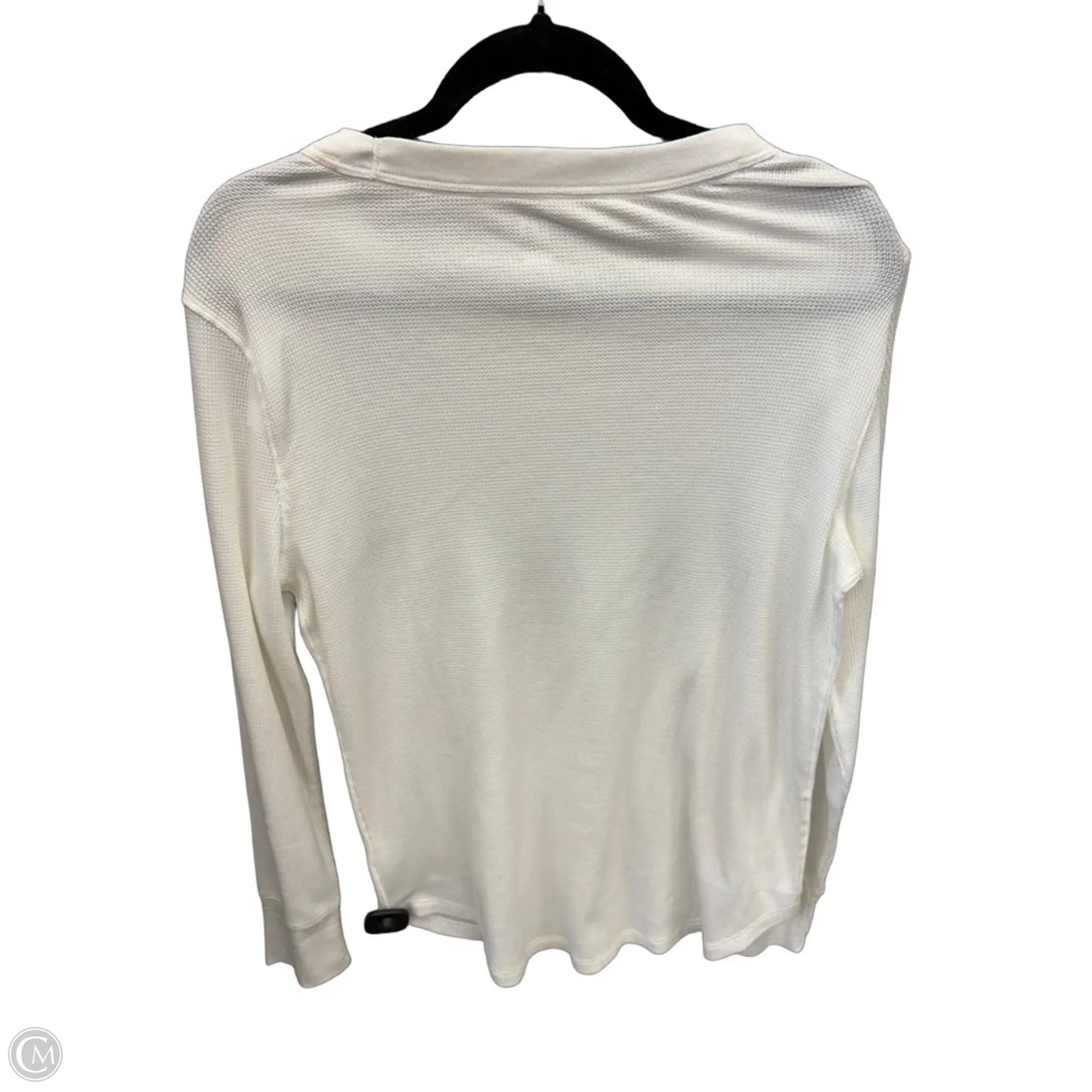 Top Long Sleeve Basic By Gap In White, Size: Xl