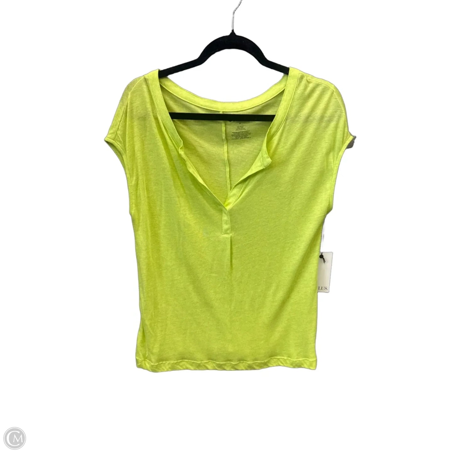 Top Sleeveless By Stylus In Green, Size: M