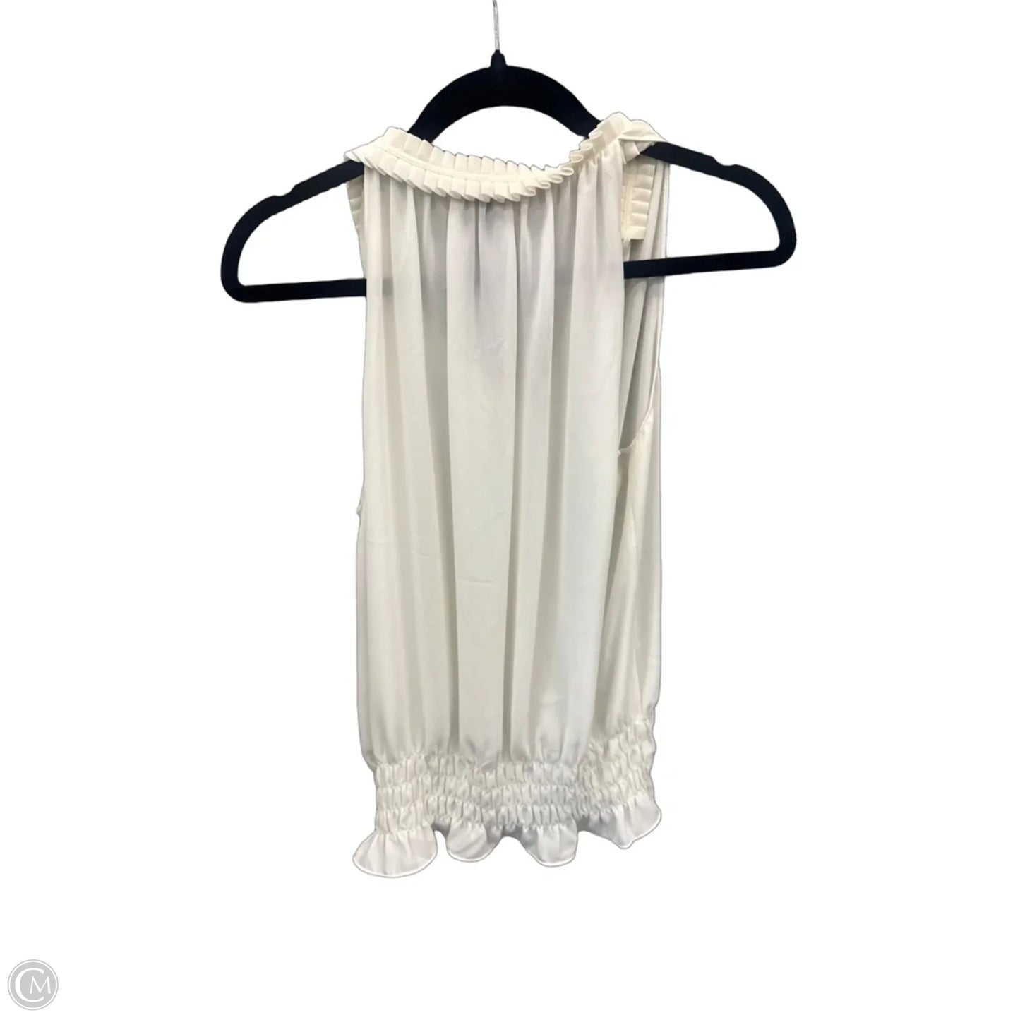 Top Sleeveless By Express In Cream, Size: M
