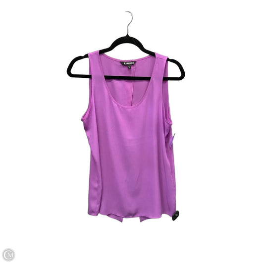 Top Sleeveless By Express In Purple, Size: M