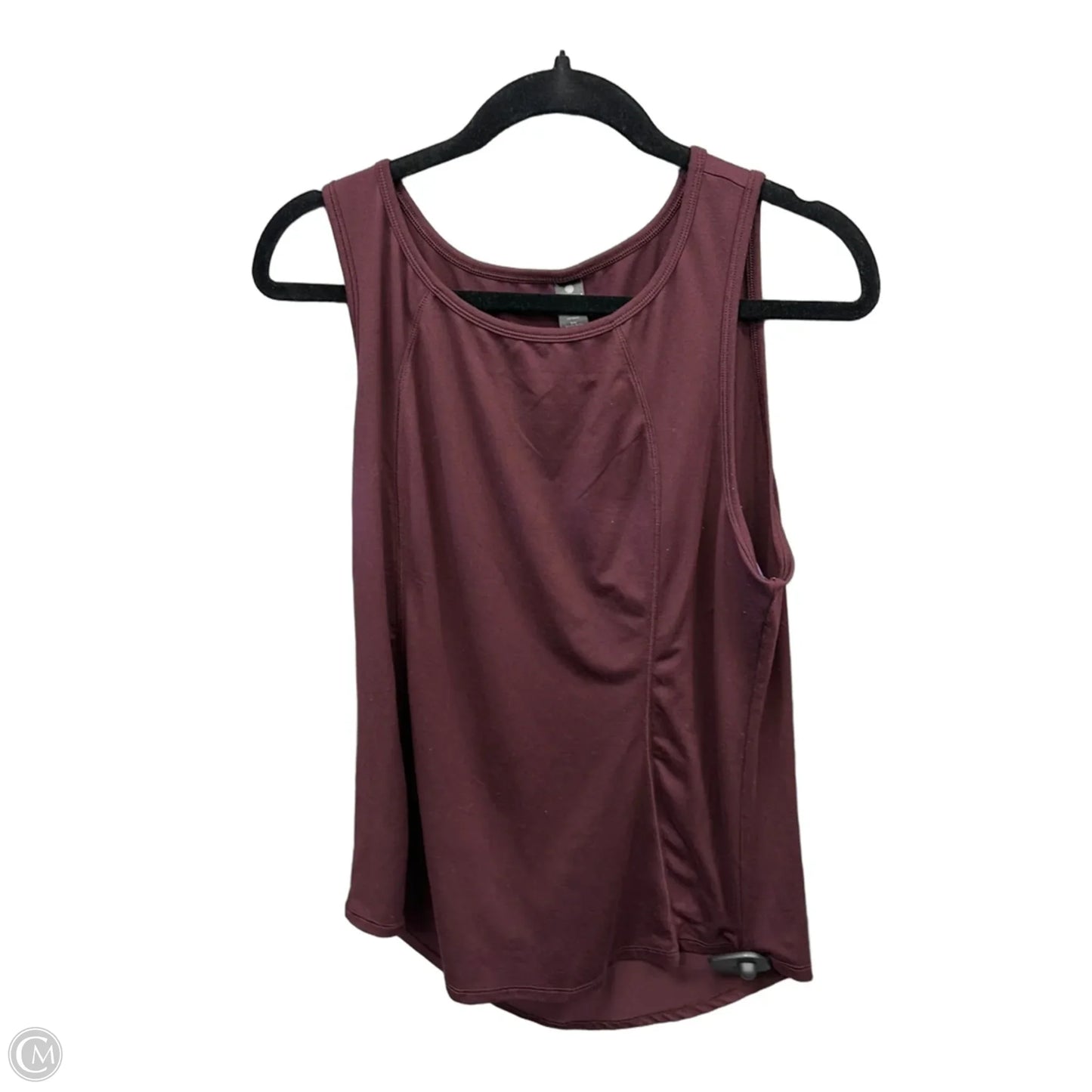 Athletic Tank Top By Yogalicious In Maroon, Size: L