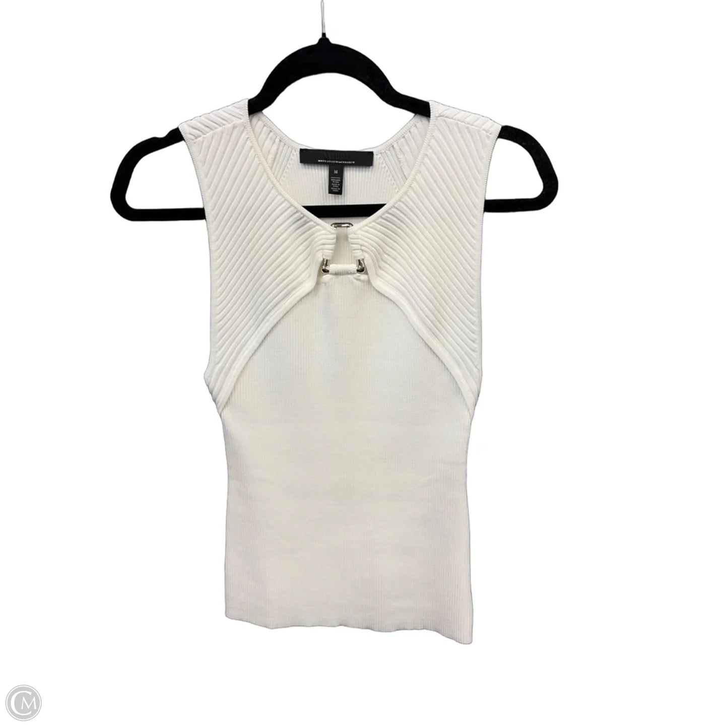 Top Sleeveless By White House Black Market In White, Size: M