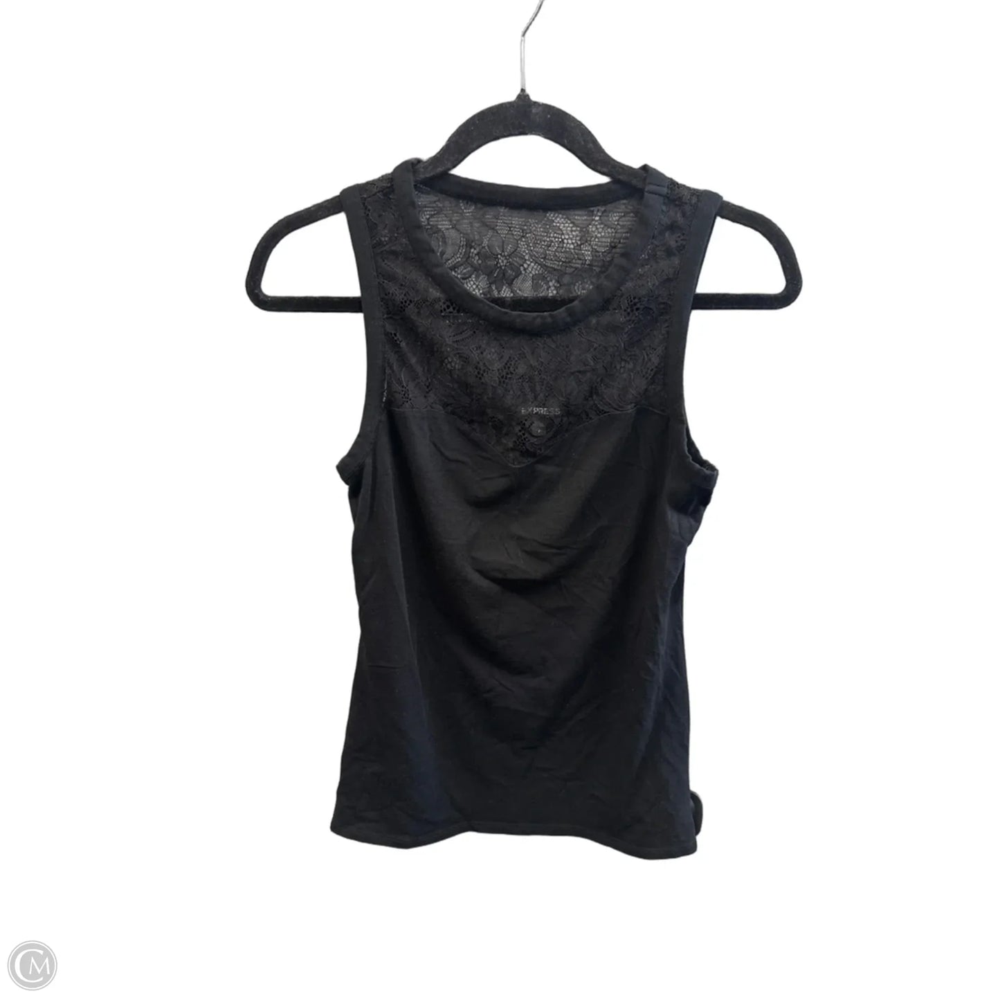 Top Sleeveless By Express In Black, Size: S