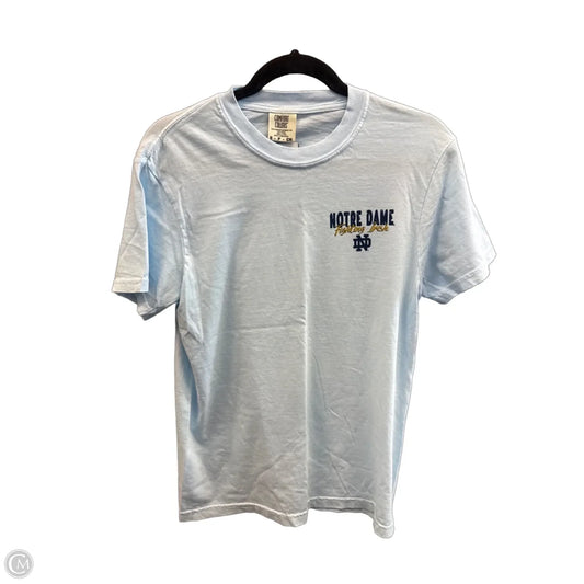 Top Short Sleeve By Comfort Colors In Blue, Size: S