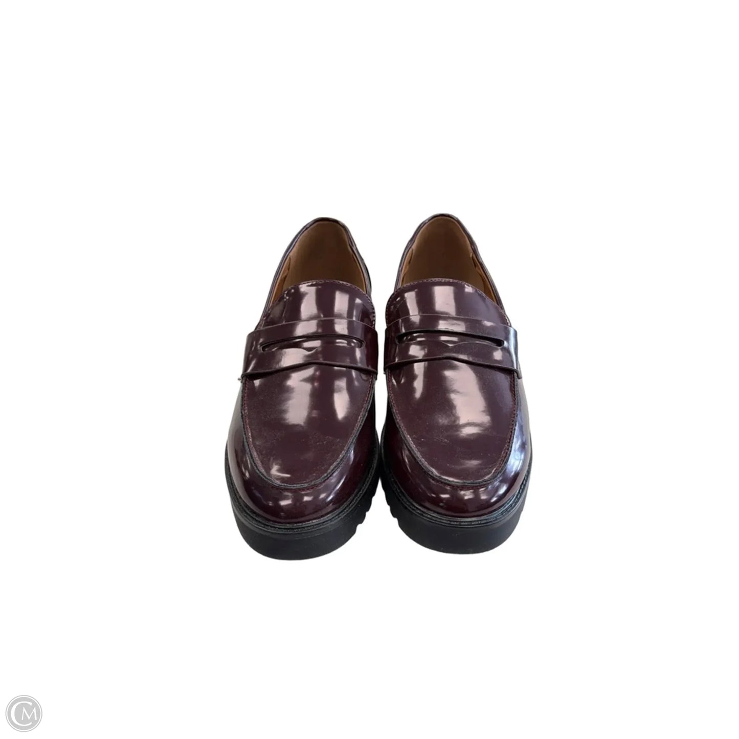 Shoes Flats By Amore In Maroon, Size: 10