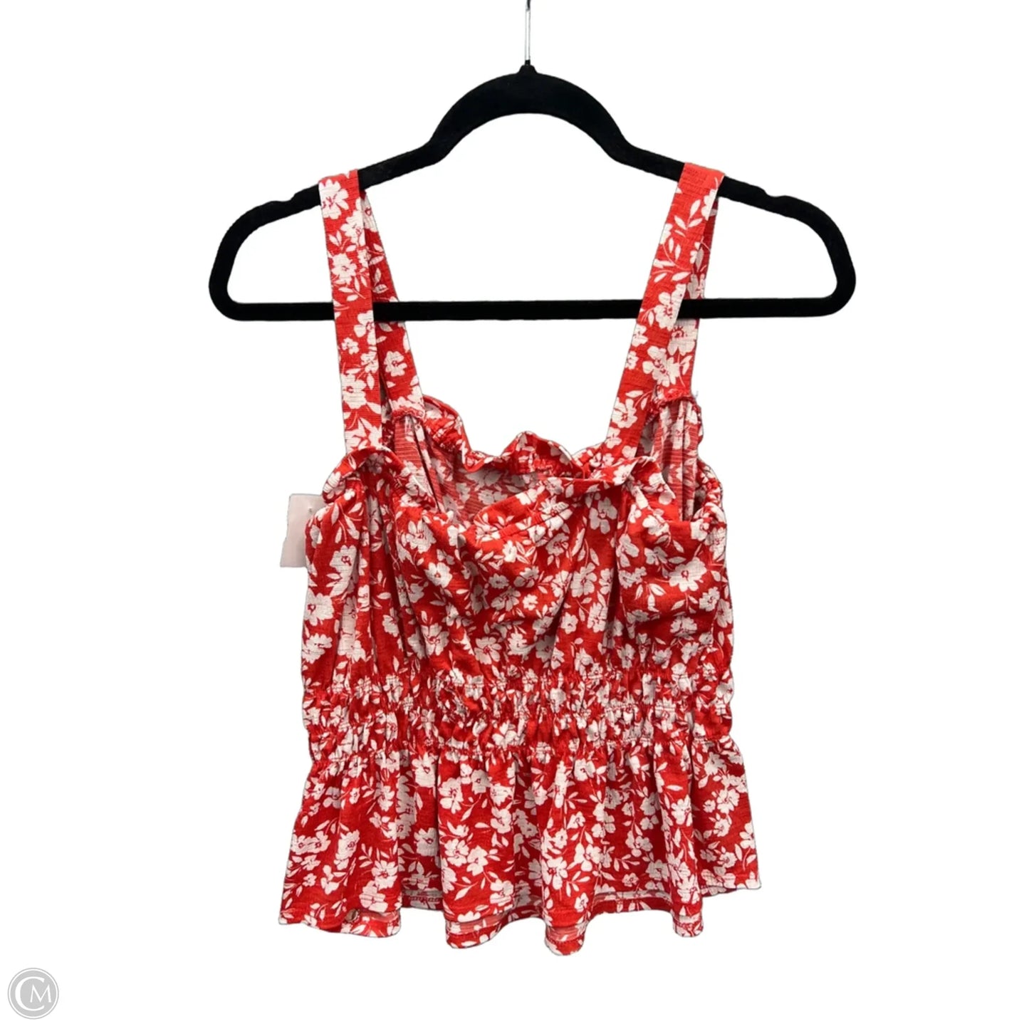 Top Sleeveless By Clothes Mentor In Red & White, Size: Xl