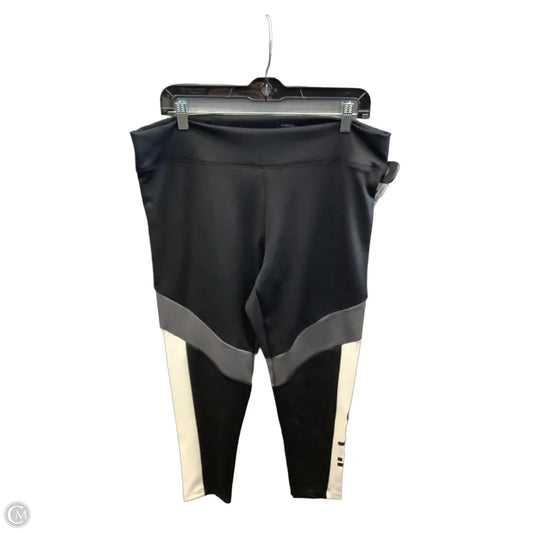 Athletic Leggings By Adidas In Black, Size: Xl