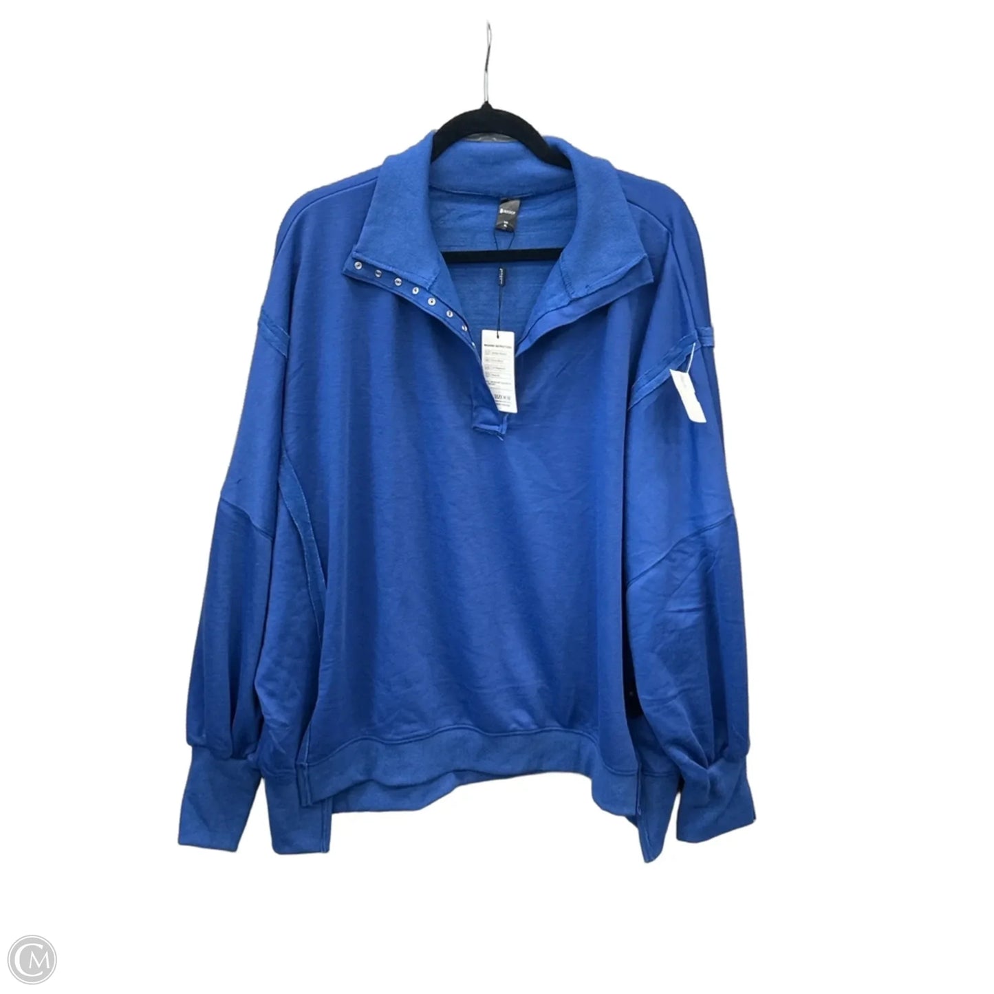 Top Long Sleeve By Clothes Mentor In Blue, Size: Xl