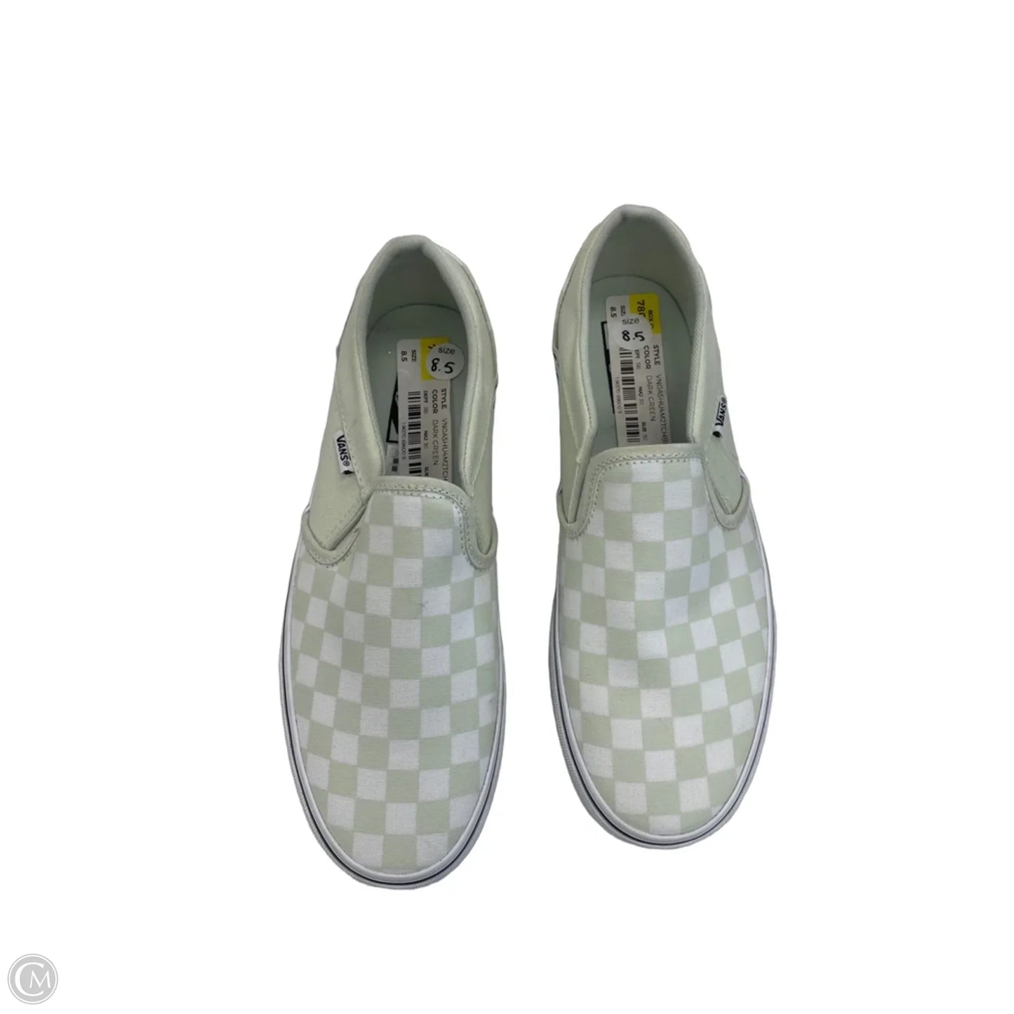 Shoes Sneakers By Vans In Plaid Pattern, Size: 8.5