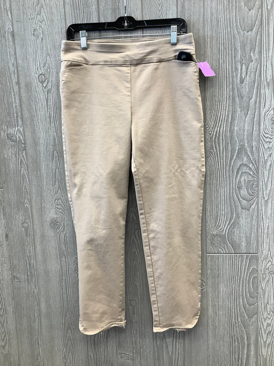 Tan Pants Cropped Croft And Barrow, Size 8