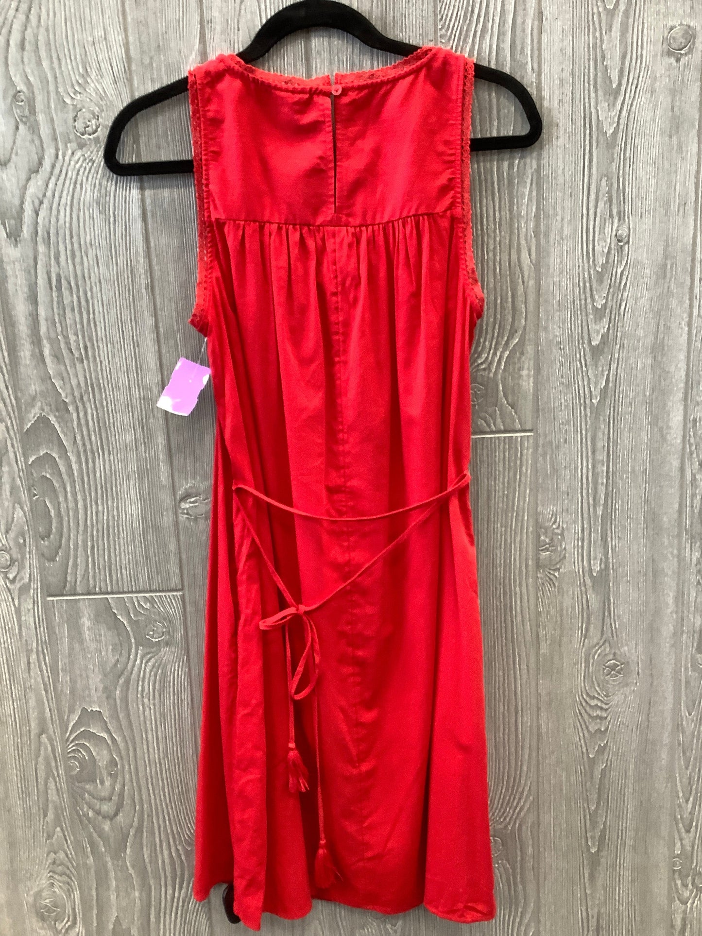 Dress Casual Midi By Knox Rose In Red, Size: Xs