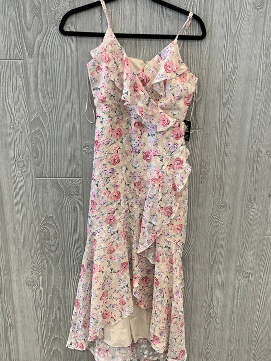 Floral Print Dress Casual Maxi Express, Size Xs