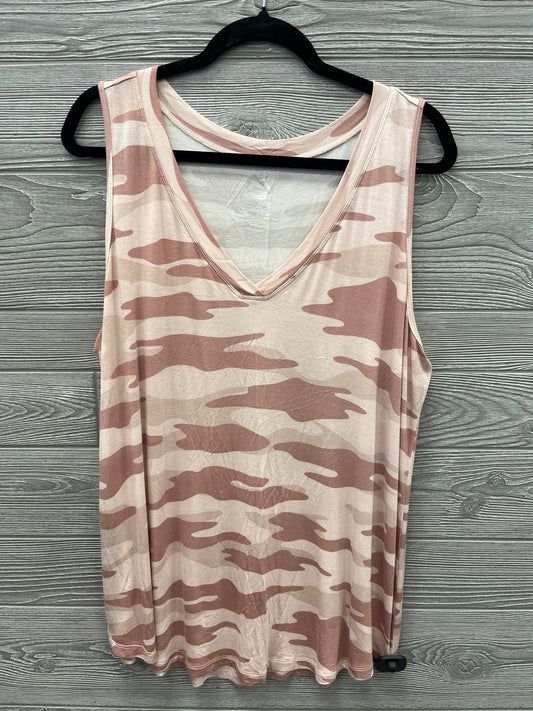 Top Sleeveless By Maurices In Pink, Size: Xl