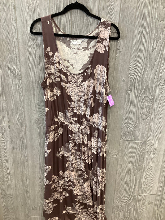 Dress Casual Midi By Maurices In Purple, Size: Xl