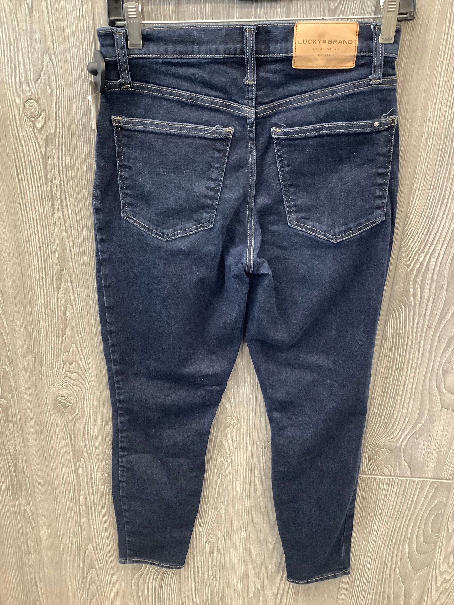 Blue Denim Jeans Skinny Lucky Brand, Size 6