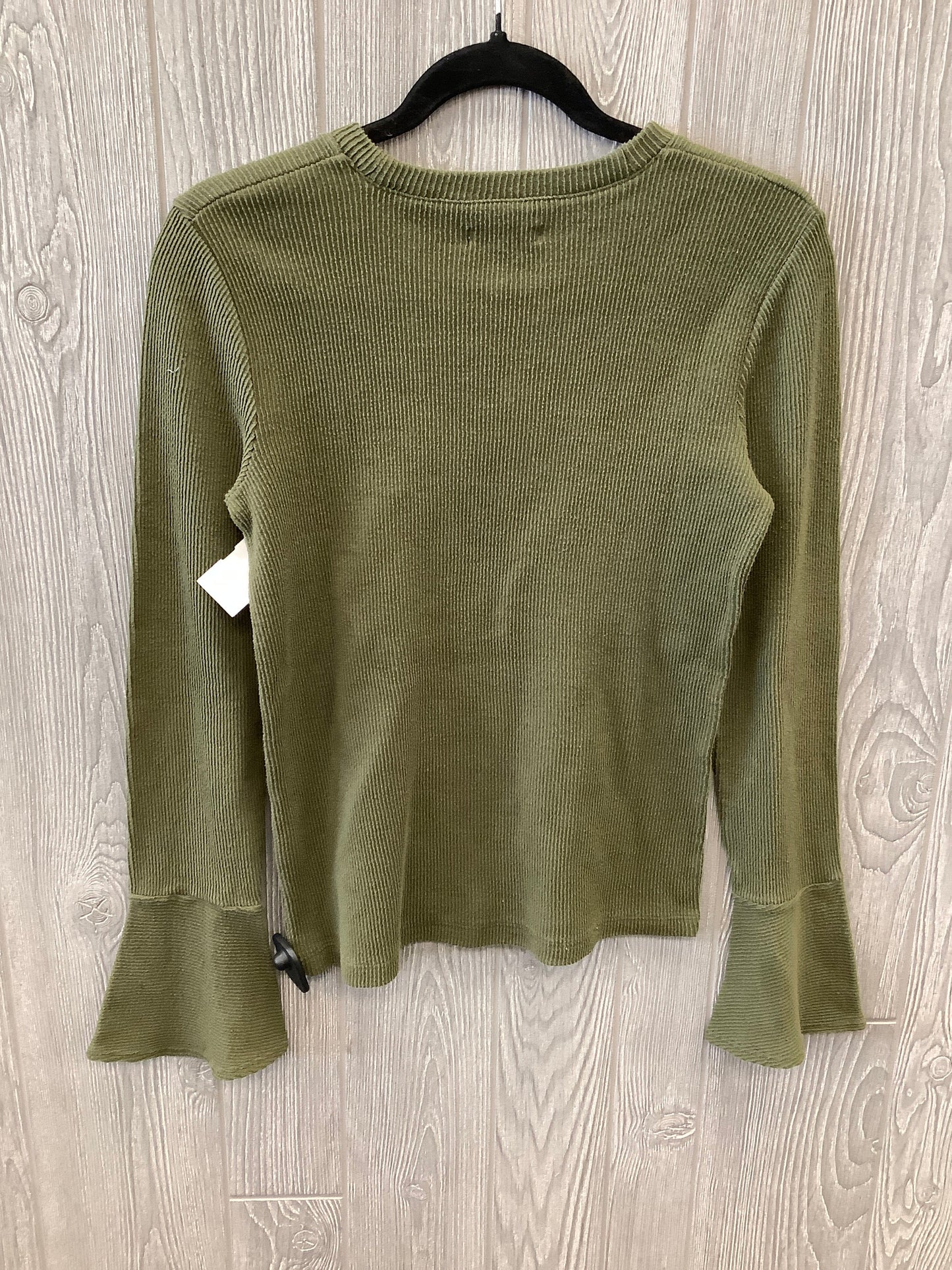 Top Long Sleeve By Madewell In Green, Size: M